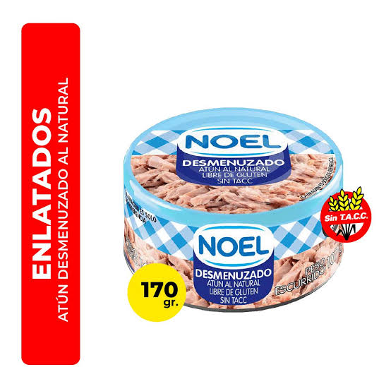 ATUN DESMENUZADO NOEL   170GRS AL NATURAL  OFERTA